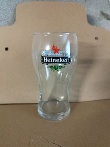 Heineken pint glass retro