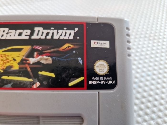 Race Drivin Snes Super Nintendo Arcade Retro Games Original
