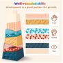 Sensory Toys Stacking Toys for Babys 2 3 Year Olds, Montessori Baby Toys Toddler 18+ Months, Early Educational Sorting Balance Autism Toys, Building Blocks Irregular Image 2