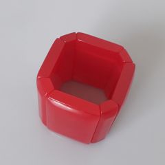 BRACELET - Red - Glossy - Stretchy
