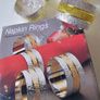 Silver Plated and Brass Napkin Rings Image 2