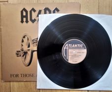 AC/DC Vinyl''For Those About To Rock''P-81.First German Press on Atlantic Rec.Ex.cond.