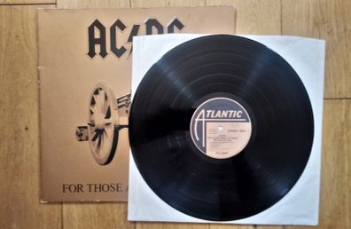 AC/DC Vinyl''For Those About To Rock''P-81.First German Press on Atlantic Rec.Ex.cond.