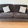 Grey Velvet Couch Image 2