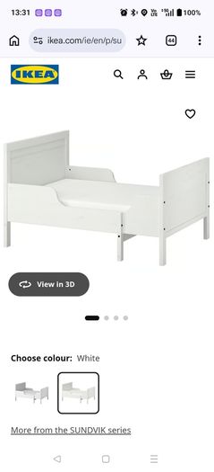 Sundvik ikea extendable bed