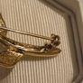 1980's Gold Plated Flower Brooch Image 8