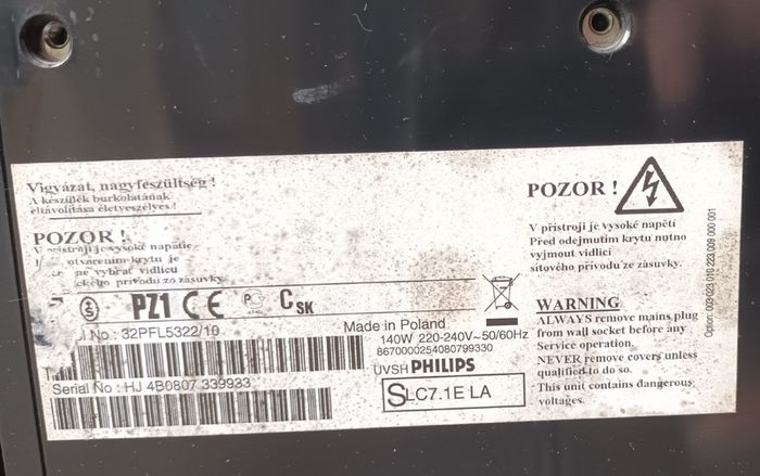 Philips 32inch TV
