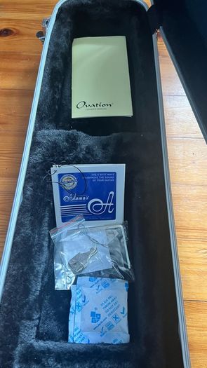 Ovation Pro Series Elite 2058-TX Guitar with moulded Ovation Hard Case