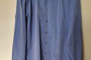 calvin klein slim fit size large 15.5 blue pin
