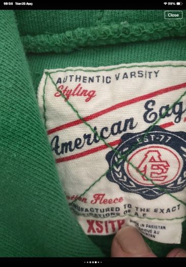 hoodie American eagle retro green shamrock special edition hoodie x small