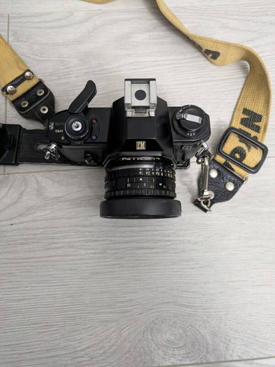 Nikon EM 35mm Film Camera + Series E 50mm f/1.8 Lens