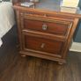 Bassett bedroom suite 5 ft bed plus 2 lockers plus chest of drawers Image 4