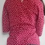 Red & White Polkadot Blouse Image 2