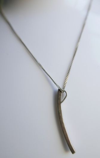 Sterling Silver 925 Necklace and Pendant L16" - 3,92g