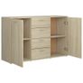 Sideboard Sonoma Oak 120x35,5x75 cm Chipboard Image 7