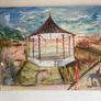XL Original Painting of Bray Bandstand Wicklow Ireland Original Irish Art Image 4