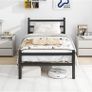 3ft Single Bed Frame with Headboard Image 9