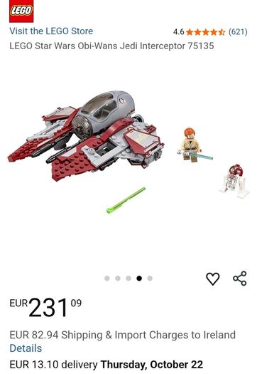 90 Euro Each!! - Lego Star Wars - Retired Sets