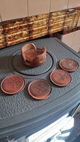 Wooden Coaster Set