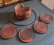 Wooden Coaster Set