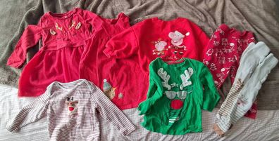 Christmas clothing bundle 12-18 mths