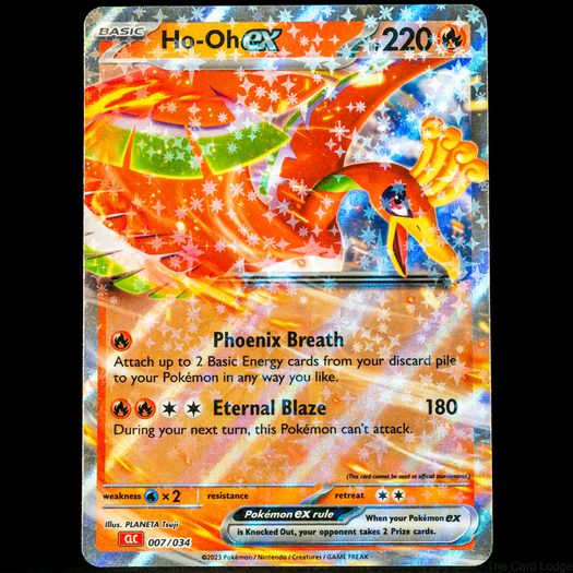 Ho-Oh EX 007/034 Ultra Rare Pokemon Card Classic Game Deck Charizard CLC