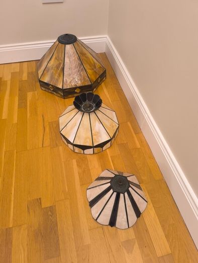 stained glass lampshades
