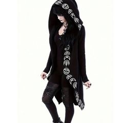 Free Postage! Goth Style Coat / Cardigan with a Hood size 18/20