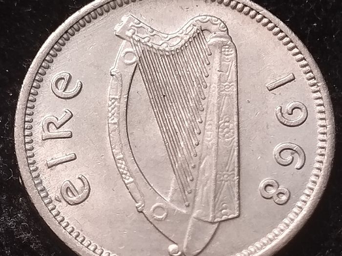 Ireland - 1968 - 3 Pence - AU - KM.12a - [2410]