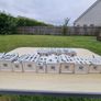 Collection of 16 porcelain miniature houses KLM Image 4