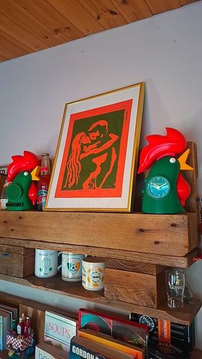 Rare vintage original Martin Monks artwork