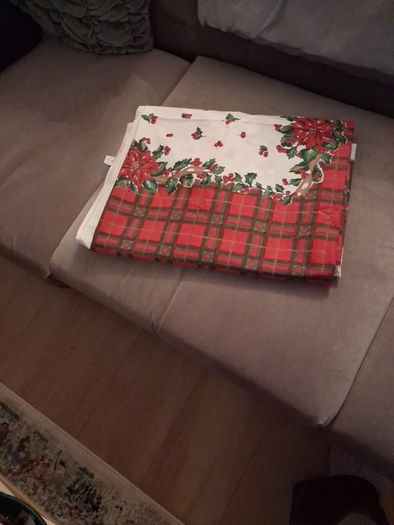 Christmas table cloth