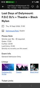Last days of Dalymount Fontaines D.C