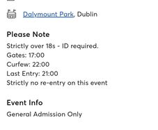 Last days of Dalymount Fontaines D.C