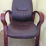 Brown Leather Orthopedic Armchair Image 4