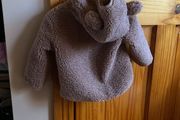 Borg baby hooded jacket