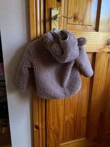 Borg baby hooded jacket