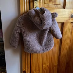 Borg baby hooded jacket