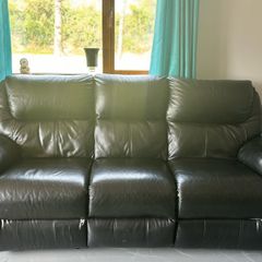 Recliner leather 3 seater
