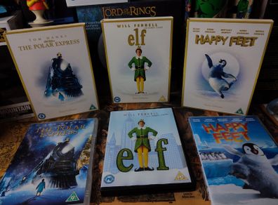 Festive Collection DVD'S ! Christmas Movie Collection ! 3 DVD's !
