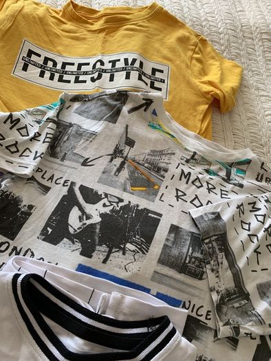 T-shirts 8 years old Zara F&F like new