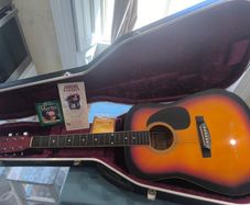 Acoustic guitar and Hiscox hard case