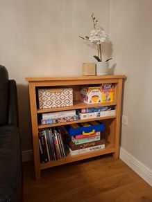 Oak book shelf