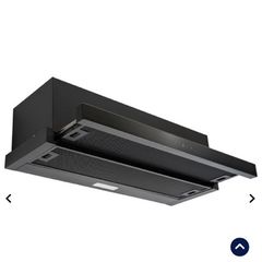 electriQ 90cm Telescopic Canopy Cooker Hood
