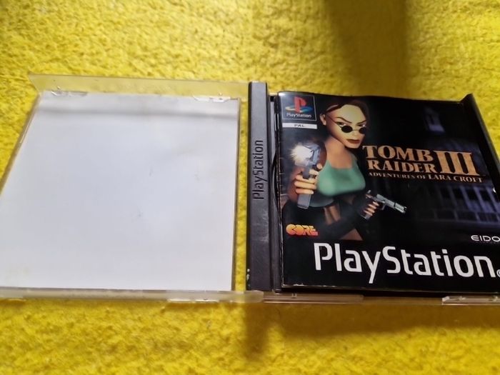 Tomb raider III 3 PlayStation1 ps1 PlayStation2 ps2 games Original