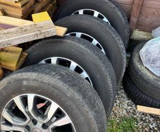 Ford Ranger Wildtrack alloys with tyres