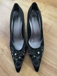 black high heels 38/5