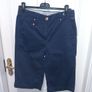 Navy Chino city shorts Per Una size 8 Image 2