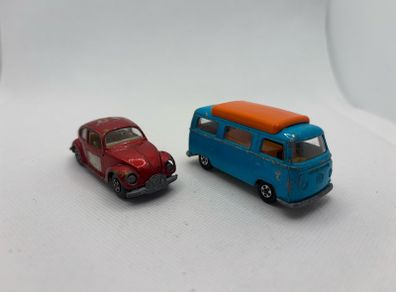 Vintage Matchbox Super Fast Dormobile and Rabbit