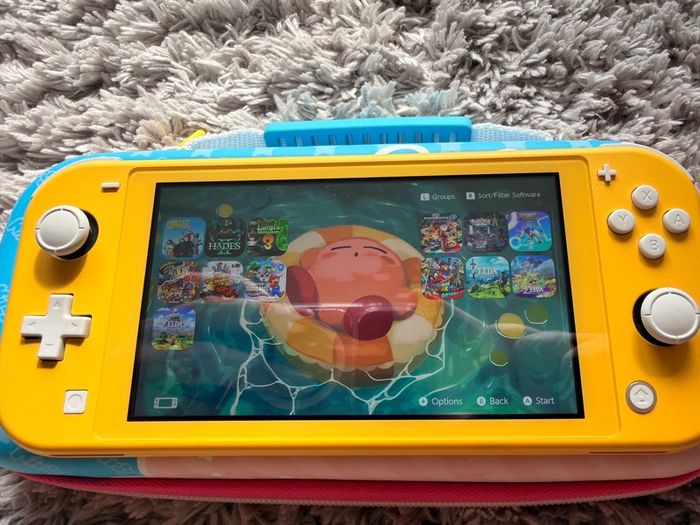 Nintendo Switch Lite Yellow | Modded | 128GB SD Card | Ready to Play